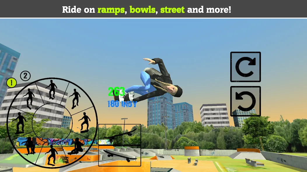 Skateboard FE3D 2 (Скейтборд 3D 2) [МОД Mega Pack] APK Android Screenshot 5