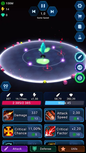 Epic Rush - Idle Tower Defense (Эпик Раш) [МОД Все открыто] APK Android Screenshot 1