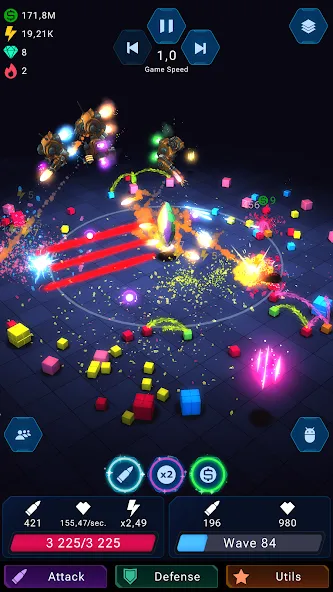 Epic Rush - Idle Tower Defense (Эпик Раш) [МОД Все открыто] APK Android Screenshot 2