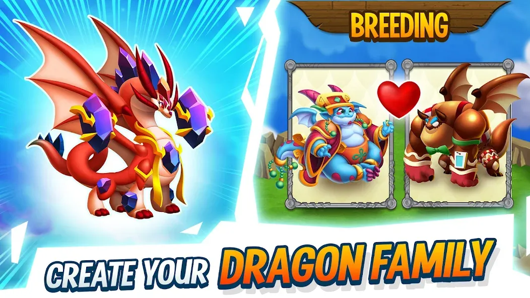 Dragon City: Mobile Adventure [МОД Меню] APK Android Screenshot 1