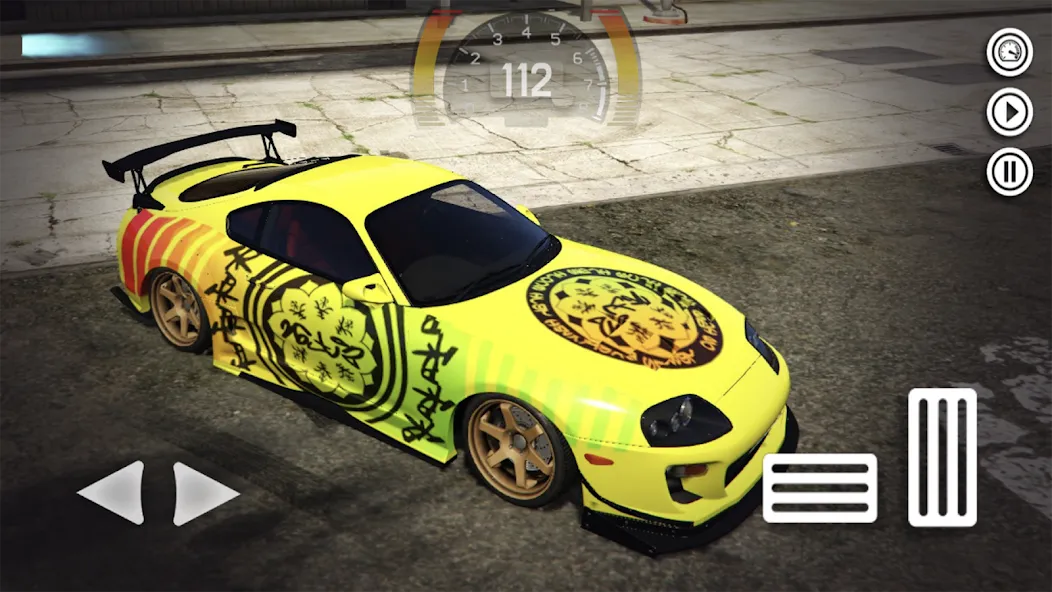 Tokyo Supra Drift Simulator [МОД Unlocked] APK Android Screenshot 1
