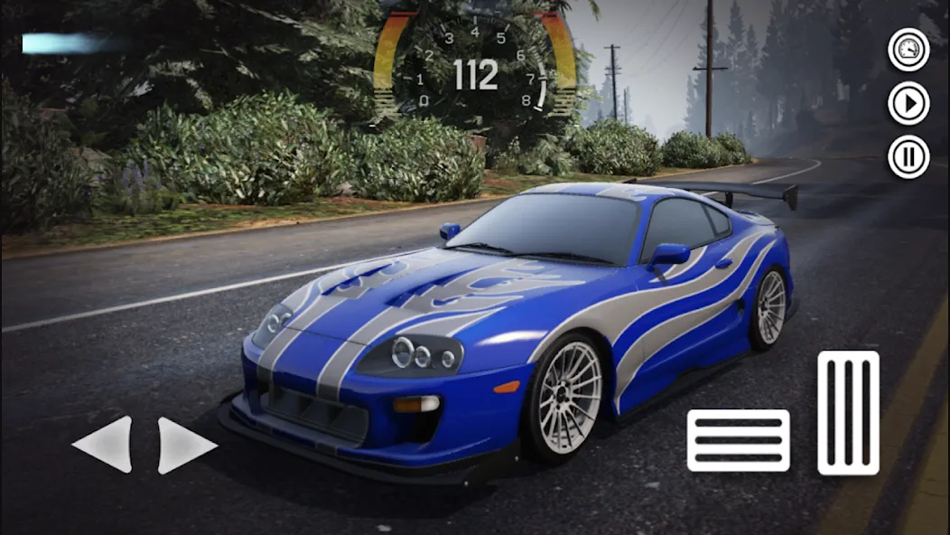 Tokyo Supra Drift Simulator [МОД Unlocked] APK Android Screenshot 2