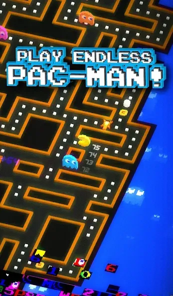 PAC-MAN 256 - Endless Maze (ПАК) [МОД Меню] APK Android Screenshot 1