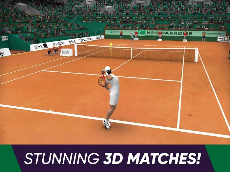 Tennis World Open 2024 - Sport (Теннис Ворлд Опен 2023) [МОД Premium] APK Android Screenshot 3