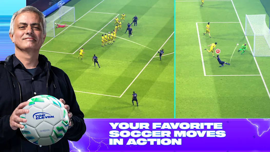 Top Eleven Be a Soccer Manager (Топ Илевен Би Футбол Менеджер) [МОД Бесконечные монеты] APK Android Screenshot 2