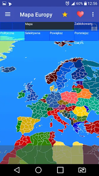 Europe map [МОД Premium] APK Android Screenshot 2