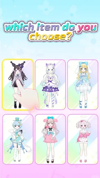 Dress Up! Shining Anime Star [МОД Mega Pack] APK Android Screenshot 3