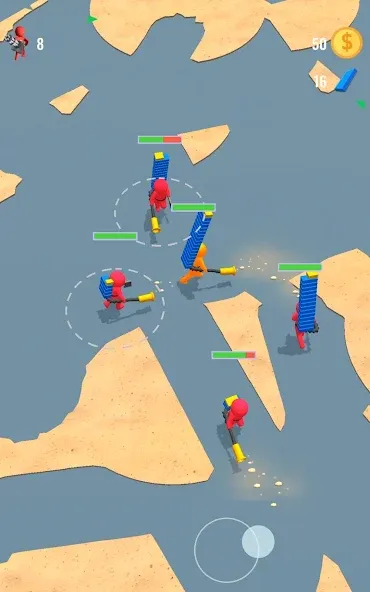 Stickman Fight: Battle Arena (Стикмен Файт) [МОД Много денег] APK Android Screenshot 3