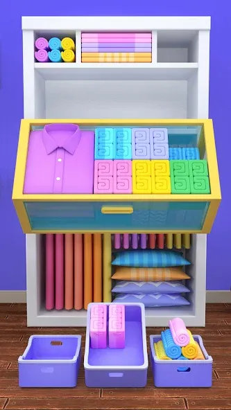 Fill the Closet: Organize Game (Фил зе Клозет) [МОД Mega Pack] APK Android Screenshot 3