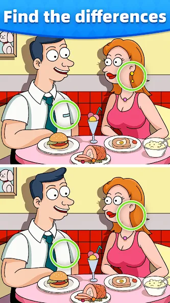 Differences, Find Difference [МОД Много денег] APK Android Screenshot 1