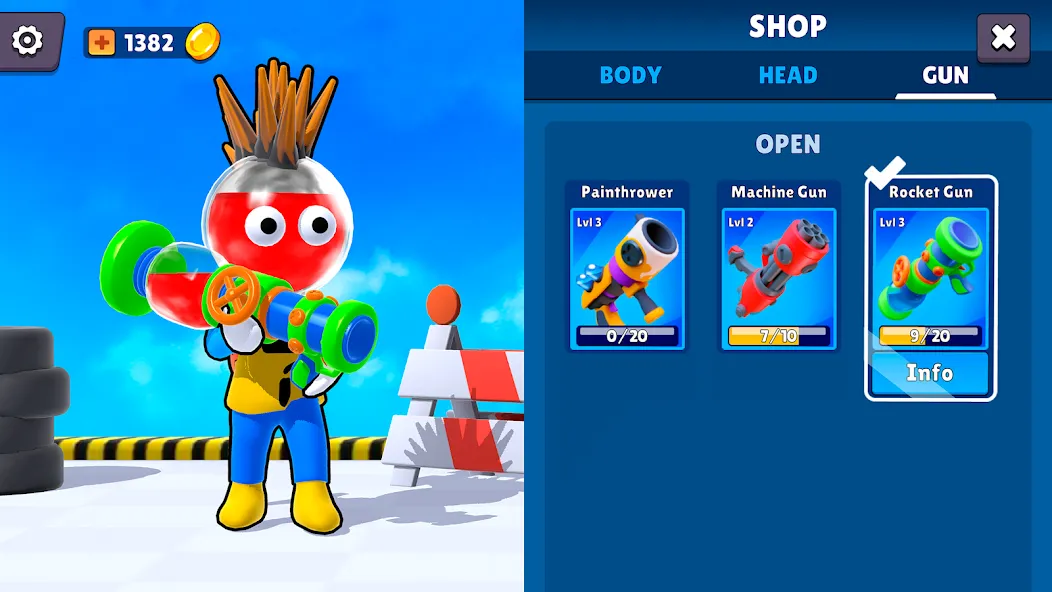 Dye Hard - Color War (Дай Хард) [МОД Premium] APK Android Screenshot 1