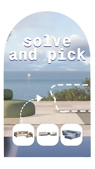 Design League! Redecor Puzzle (Хоум Дизайн) [МОД Mega Pack] APK Android Screenshot 5