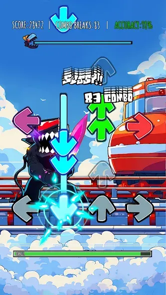 Music Rhythm Battle Night [МОД Бесконечные монеты] APK Android Screenshot 5