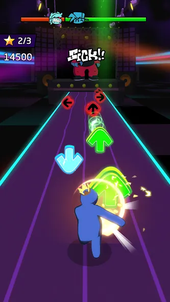 Blade Night : Rhythm Saber (Блейд Найт) [МОД Unlocked] APK Android Screenshot 2