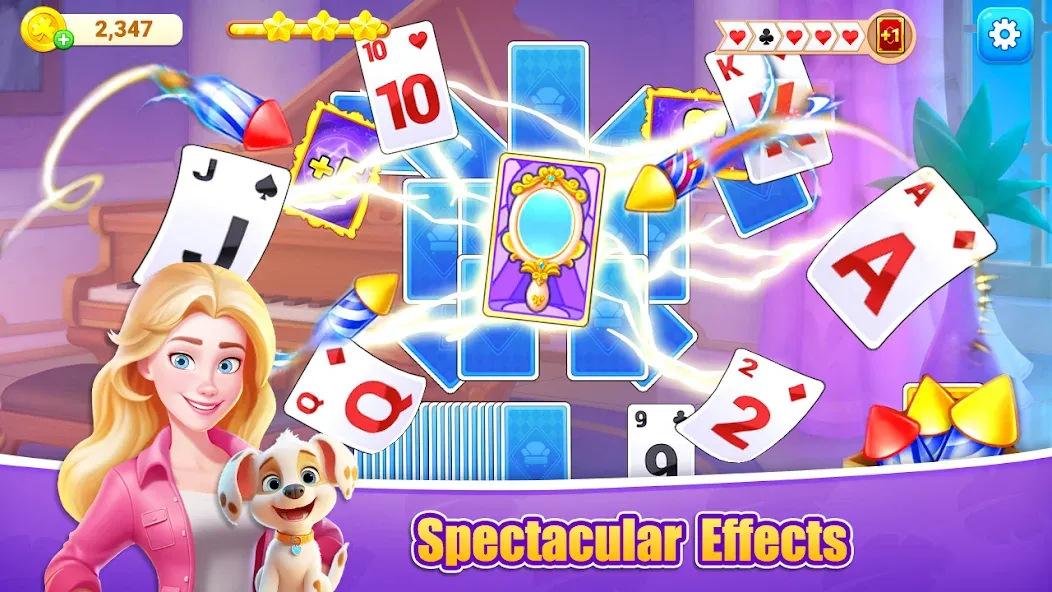 Fish Solitaire™ TriPeaks [МОД Меню] APK Android Screenshot 1