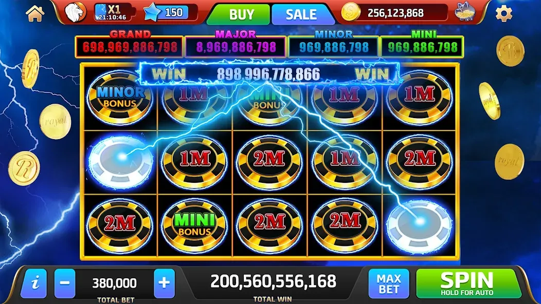 Royal Jackpot Casino Machines (Роял Джекпот Казино Машины) [МОД Меню] APK Android Screenshot 3