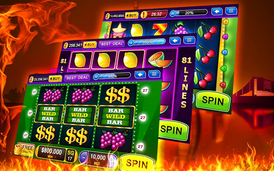 Slots - Casino Slot Machines [МОД Бесконечные монеты] APK Android Screenshot 4