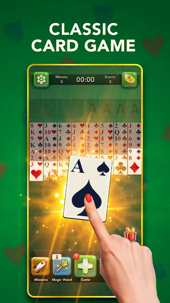 FreeCell Classic Card Game (ФриСел Классическая карточная игра) [МОД Меню] APK Android Screenshot 1