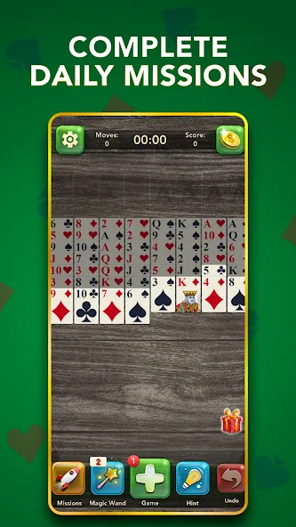 FreeCell Classic Card Game (ФриСел Классическая карточная игра) [МОД Меню] APK Android Screenshot 4