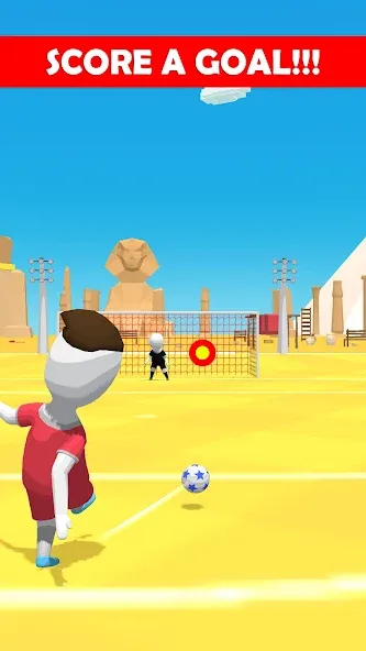 Stickman Freekick: Soccer game [МОД Меню] APK Android Screenshot 2