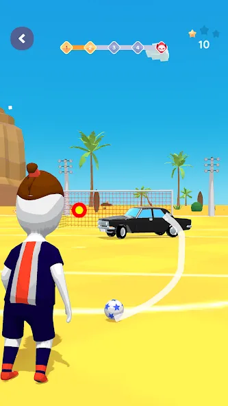 Stickman Freekick: Soccer game [МОД Меню] APK Android Screenshot 4