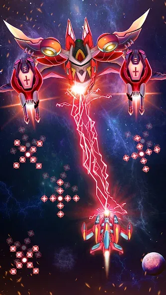 Galaxy Attack - Alien Shooter (Гэлэкси аттак) [МОД Mega Pack] APK Android Screenshot 4