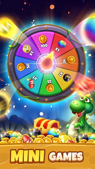 Bubble Shooter Primitive Eggs (Бабл Шутер Примитивные Яйца) [МОД Premium] APK Android Screenshot 1