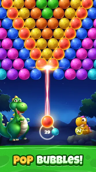 Bubble Shooter Primitive Eggs (Бабл Шутер Примитивные Яйца) [МОД Premium] APK Android Screenshot 2