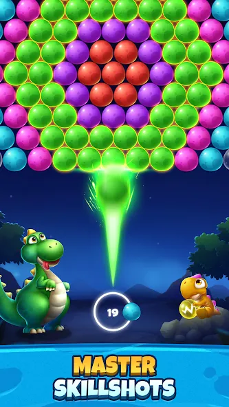 Bubble Shooter Primitive Eggs (Бабл Шутер Примитивные Яйца) [МОД Premium] APK Android Screenshot 3