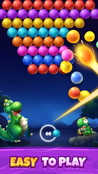 Bubble Shooter Primitive Eggs (Бабл Шутер Примитивные Яйца) [МОД Premium] APK Android Screenshot 4