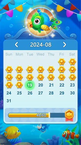 Solitaire Fish [МОД Mega Pack] APK Android Screenshot 3