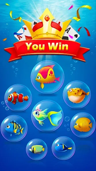 Solitaire Fish [МОД Mega Pack] APK Android Screenshot 4