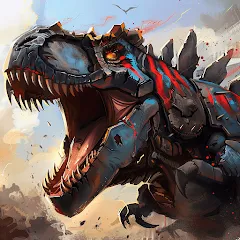 Mech War: Jurassic Dinosaur (Мех Батл) [МОД Premium] APK Android