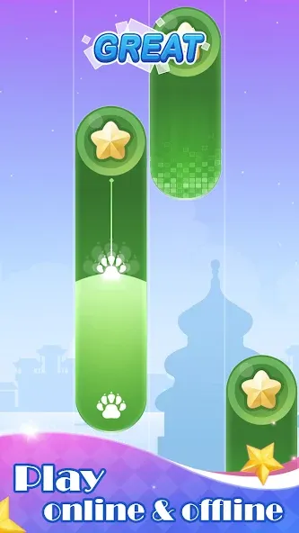 Piano Trip - Magic Music Game [МОД Бесконечные монеты] APK Android Screenshot 2