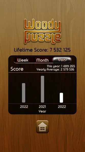 Woody Block Puzzle ® (Вуди блок пазл) [МОД Меню] APK Android Screenshot 5