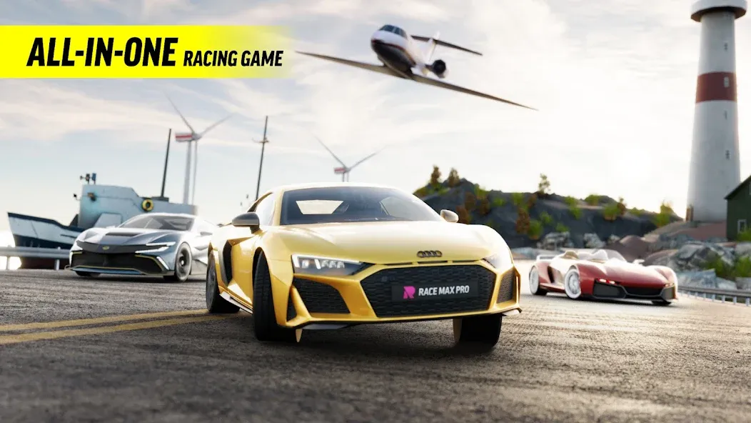 Race Max Pro - Car Racing (Рейс Макс Про) [МОД Много денег] APK Android Screenshot 1