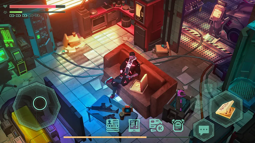 Cyberika: Action Cyberpunk RPG (Сайберика) [МОД Все открыто] APK Android Screenshot 2