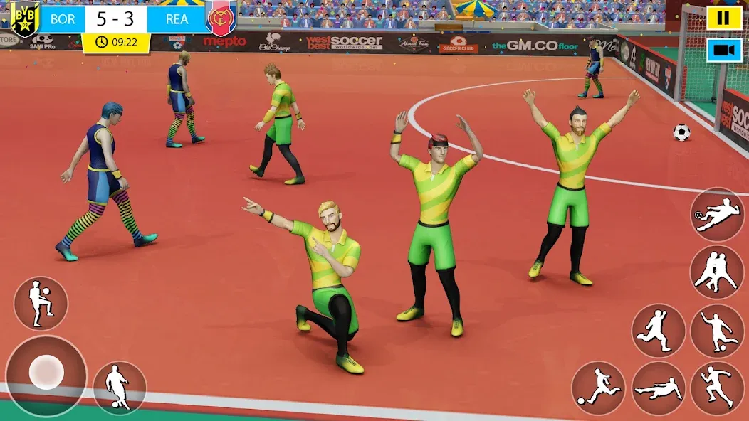 Indoor Futsal: Football Games (Индор Футзал) [МОД Mega Pack] APK Android Screenshot 2