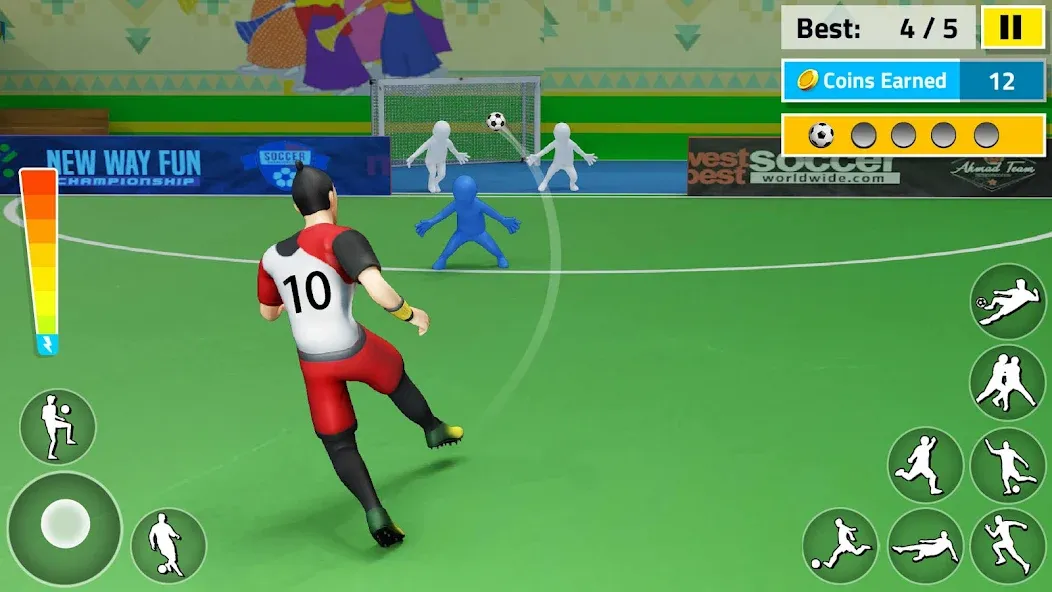 Indoor Futsal: Football Games (Индор Футзал) [МОД Mega Pack] APK Android Screenshot 4