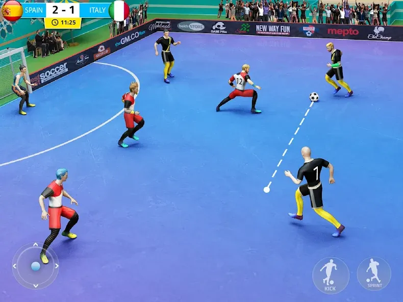Indoor Futsal: Football Games (Индор Футзал) [МОД Mega Pack] APK Android Screenshot 5