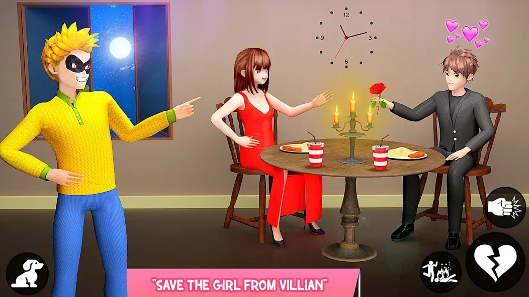 Save the Date 3D: Life Games (Сейв зе Дэйт 3Д) [МОД Mega Pack] APK Android Screenshot 1