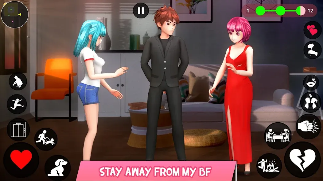 Save the Date 3D: Life Games (Сейв зе Дэйт 3Д) [МОД Mega Pack] APK Android Screenshot 4