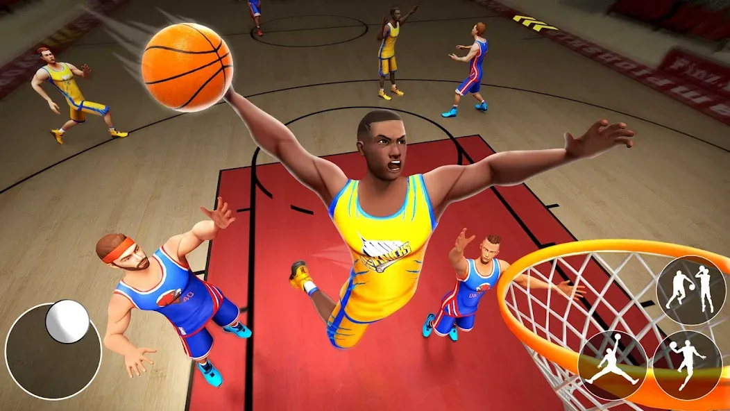 Dunk Smash: Basketball Games (Баскетбольные игры) [МОД Все открыто] APK Android Screenshot 1
