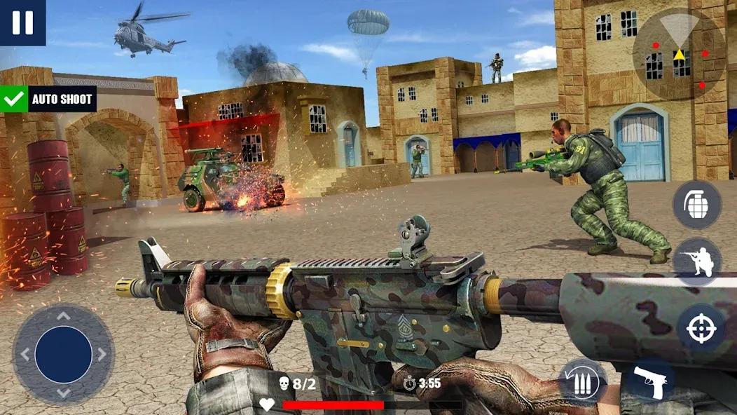 War Zone: Gun Shooting Games (Уор Зоун) [МОД Unlocked] APK Android Screenshot 3