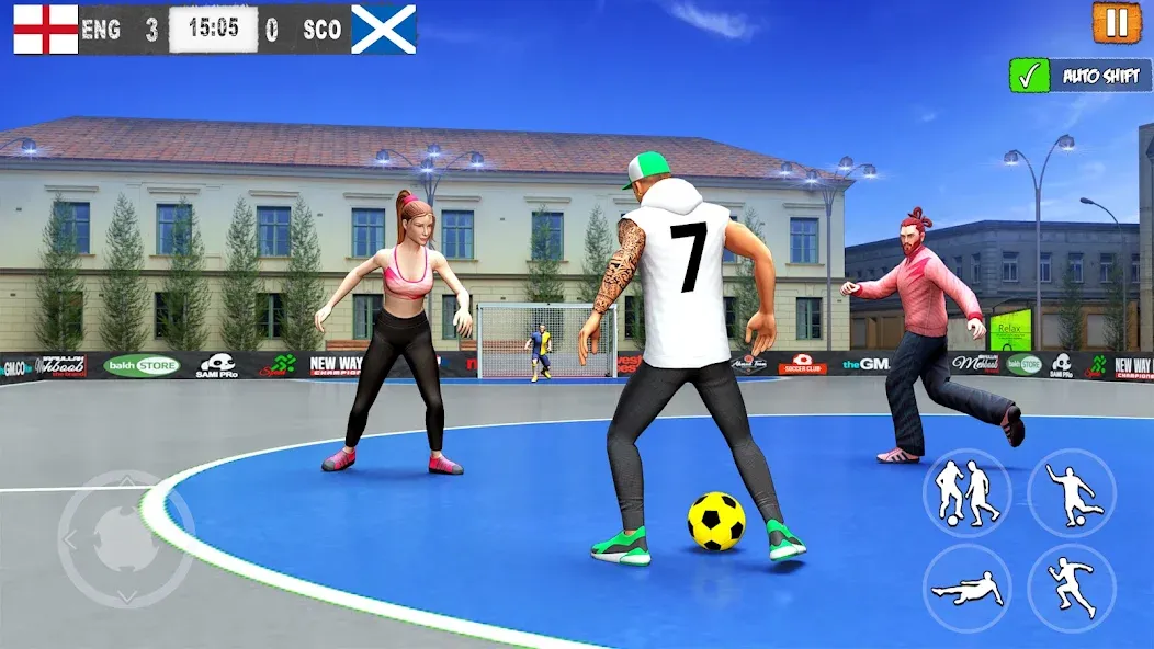 Street Football: Futsal Games (Стрит Футбол) [МОД Mega Pack] APK Android Screenshot 2