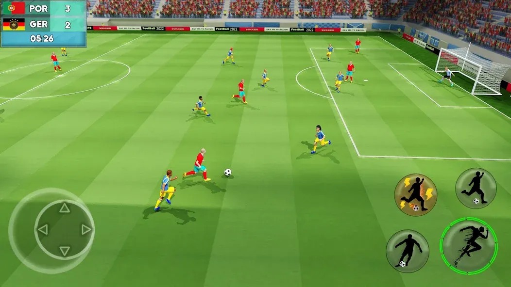 Play Football: Soccer Games (тар Футбол 23) [МОД Mega Pack] APK Android Screenshot 3