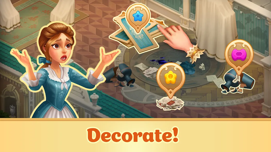 Storyngton Hall: Match 3 games (Стэрингтон Холл) [МОД Все открыто] APK Android Screenshot 4