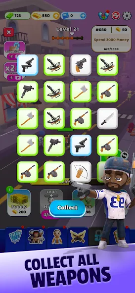 Survivor Idle Run: Z-RPG [МОД Бесконечные монеты] APK Android Screenshot 2