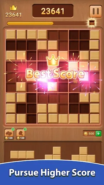 Wood Block Puzzle (Вуд Блок Пазл) [МОД Все открыто] APK Android Screenshot 3