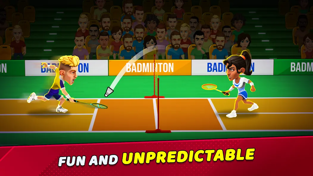 Badminton Clash 3D (Бадминтон Клаш 3D) [МОД Premium] APK Android Screenshot 2
